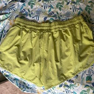 Lululemon Running shorts - size 10 green